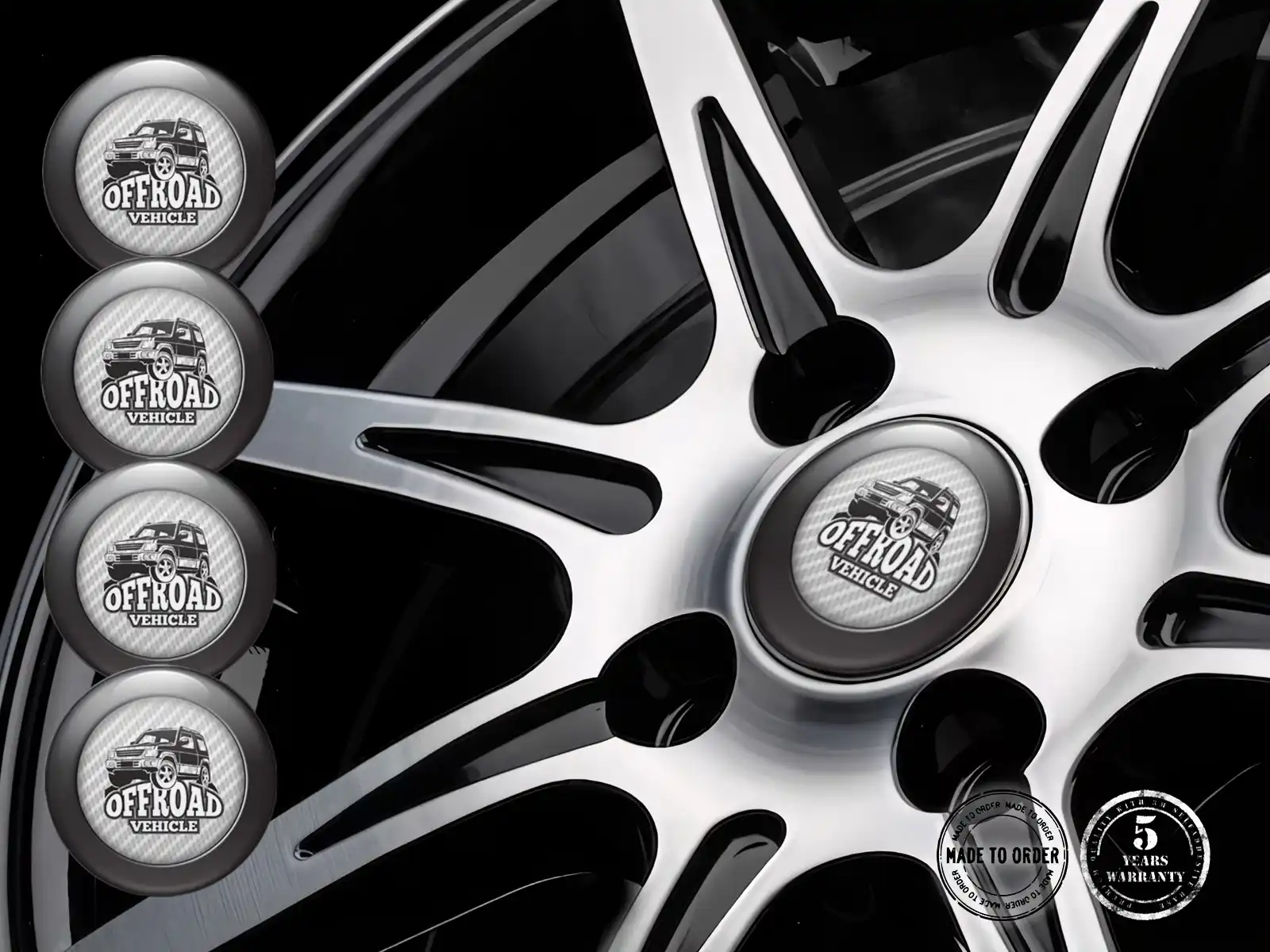 Custom Domed Decals Premium Car Labels